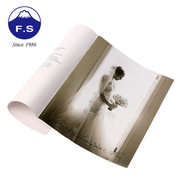 Custom Luxury Design Saddle Stitching Wedding Catalog